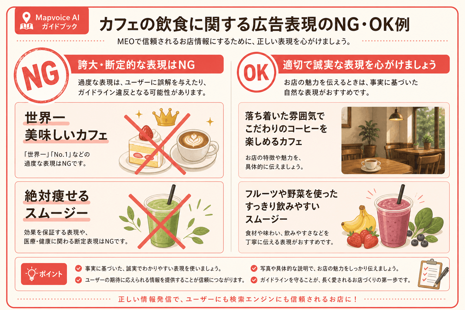 注意点のイメージ