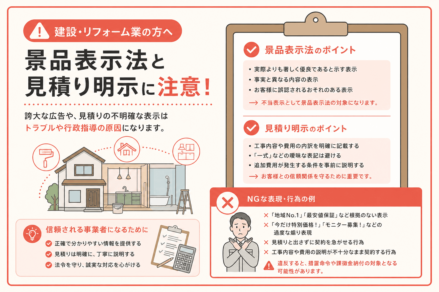 注意点のイメージ