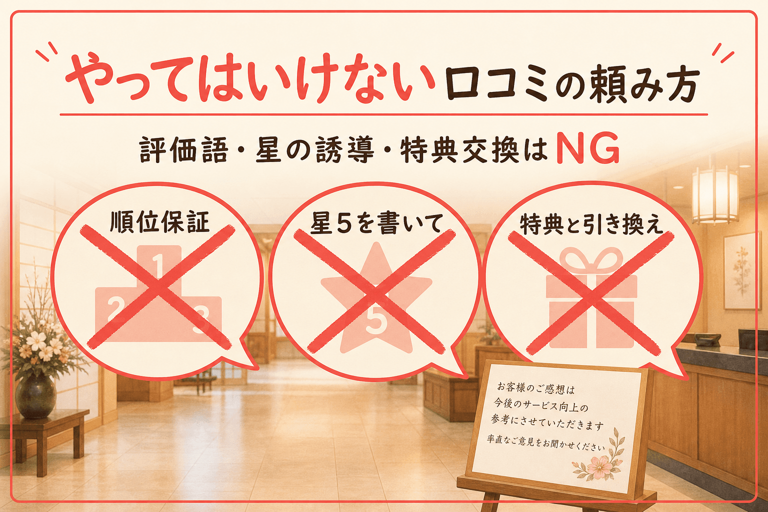 注意点のイメージ