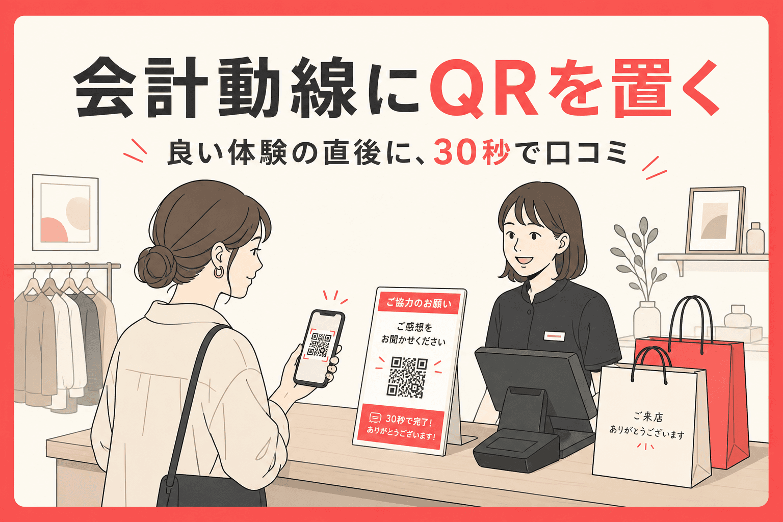 口コミ案内のイメージ
